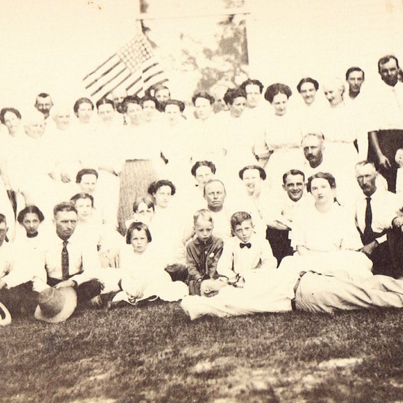 RPPC - Group of People - 4th of July 1911 M2002 - Picture 1 of 2